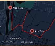 Recorrido con motor en el canal