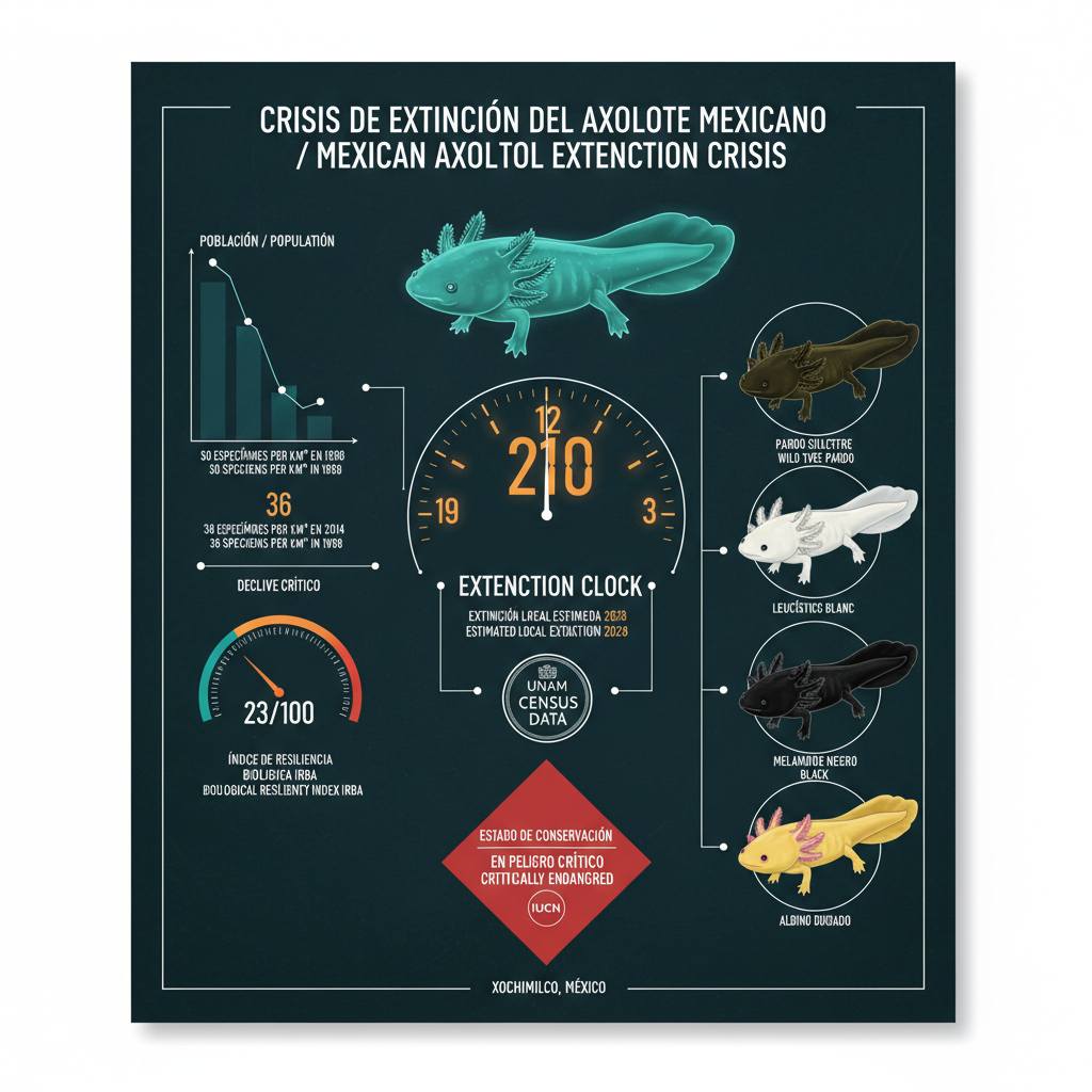 Crisis de Extinción del Ajolote