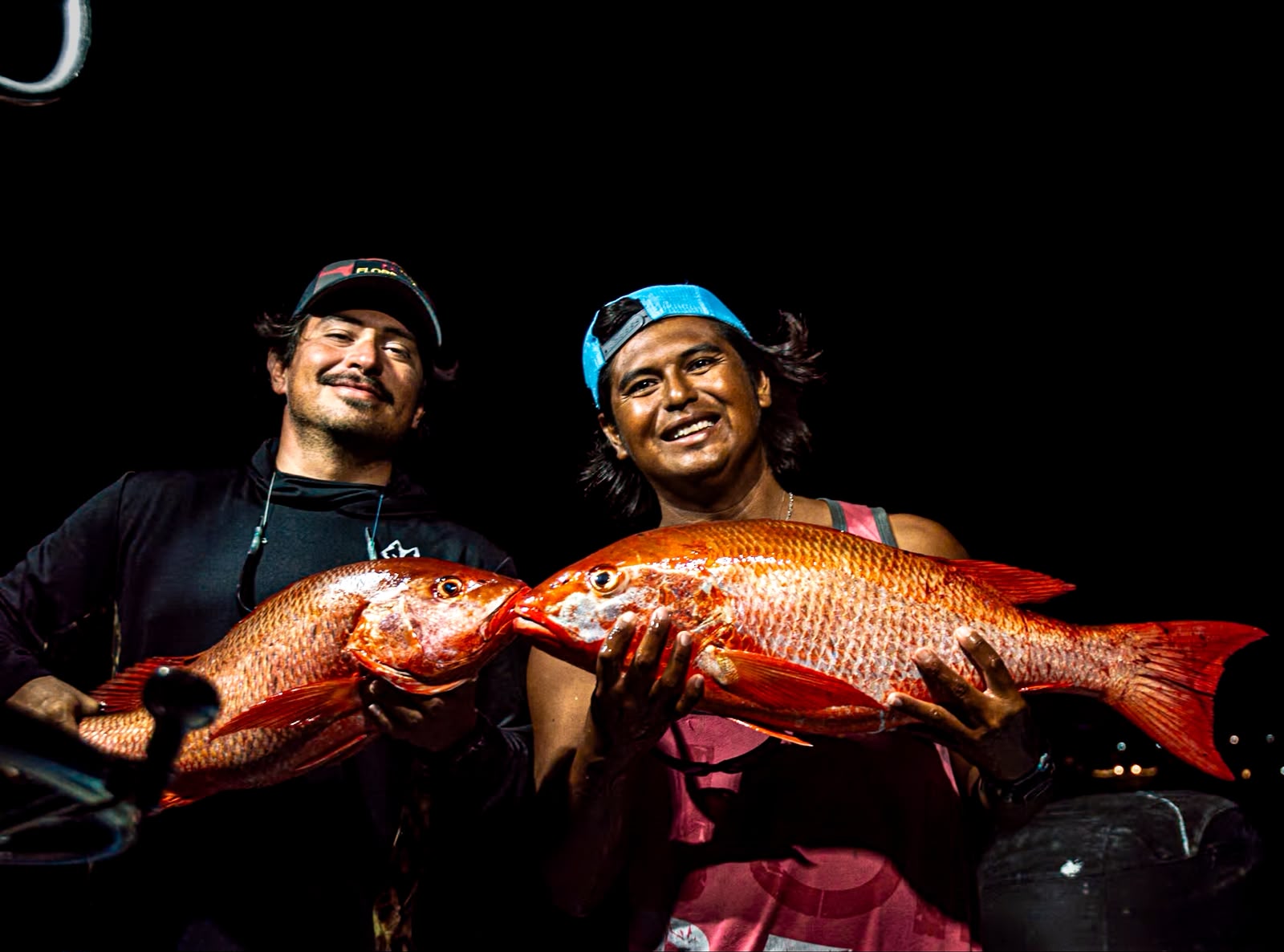 Responsible sport fishing at Las Cocinas Beach