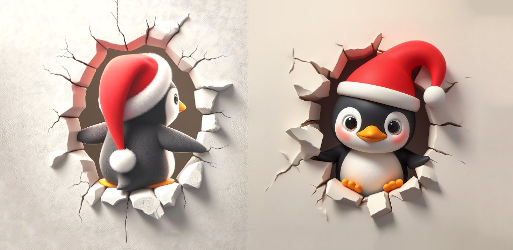 Santa Penguin Breakout