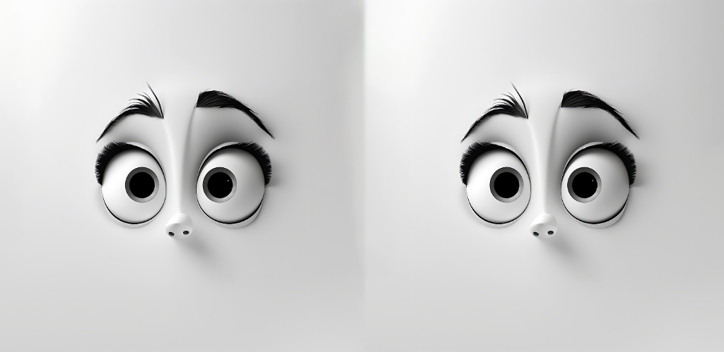 3D Cartoon Face