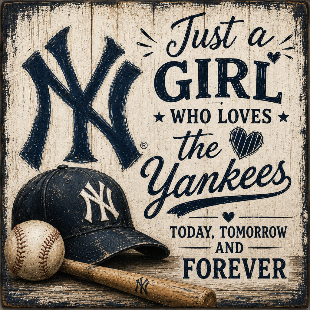 Just a Girl Who Loves the Yankees