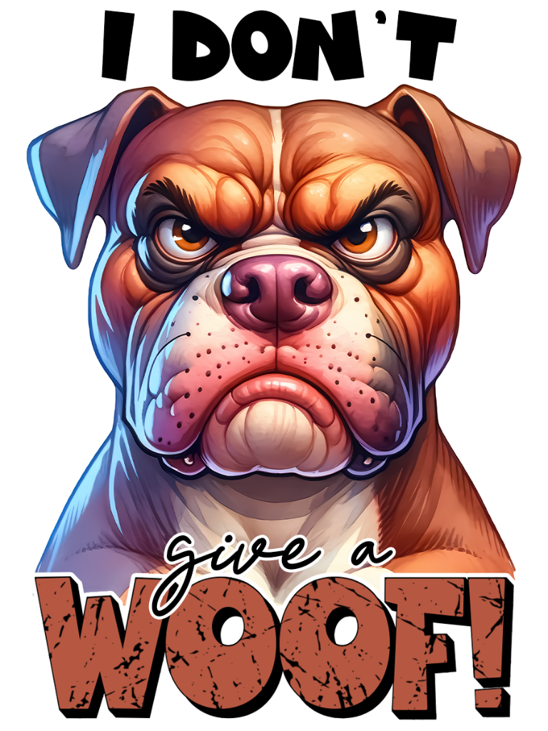 I DON'T give a WOOF!