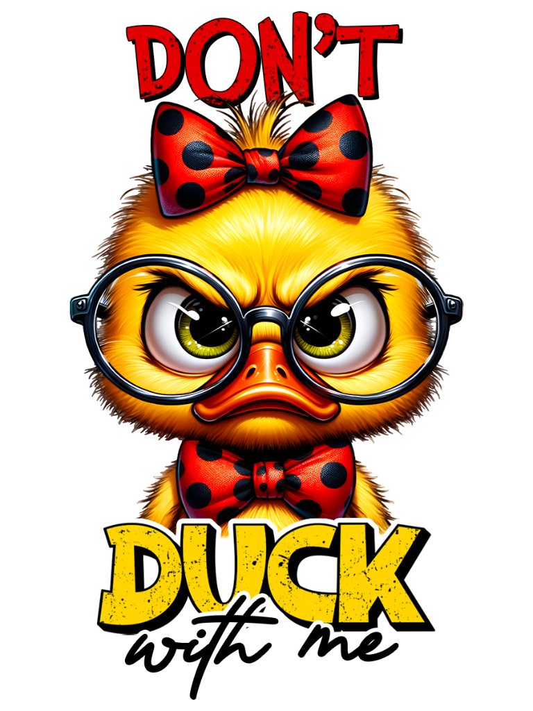 DON'T DUCK with me