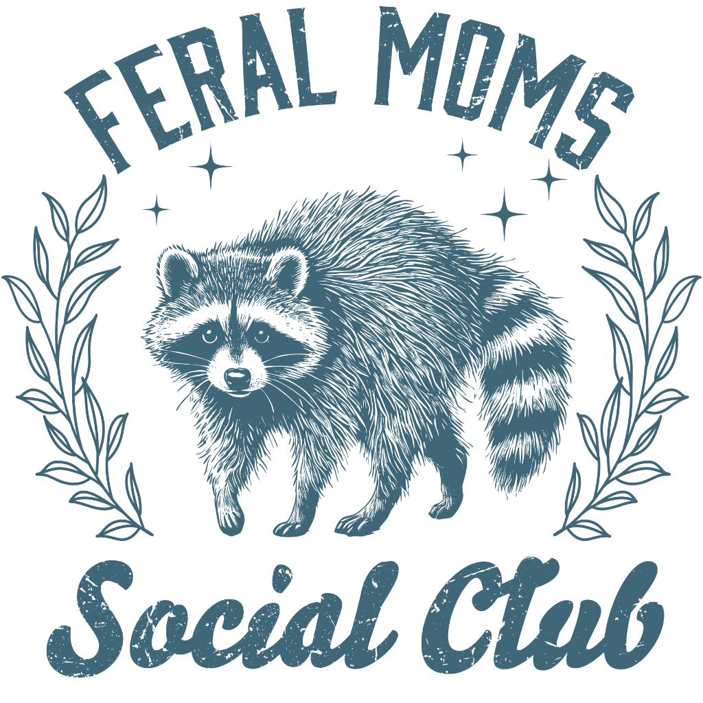 Feral Moms Social Club Blue