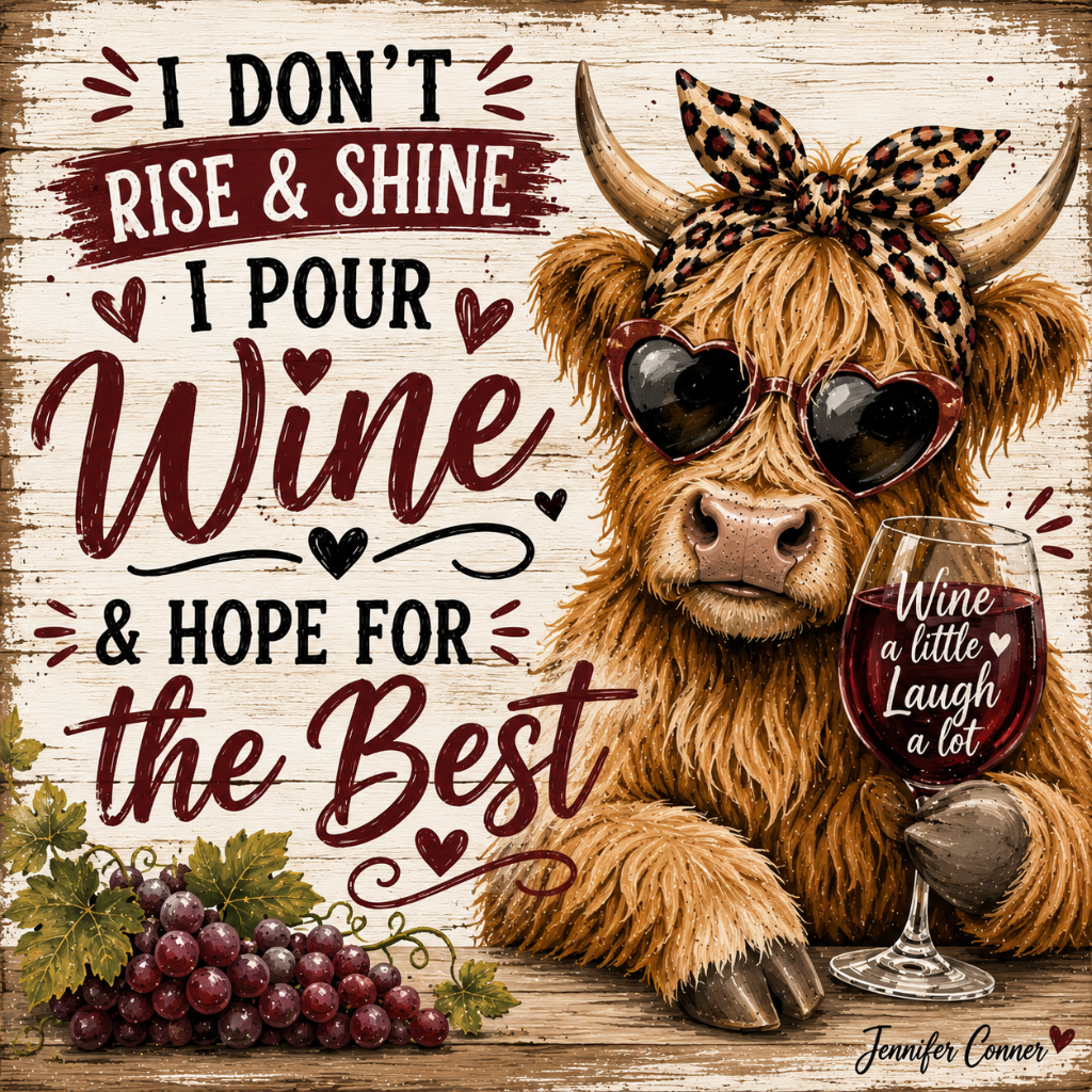 I Pour Wine & Hope For The Best