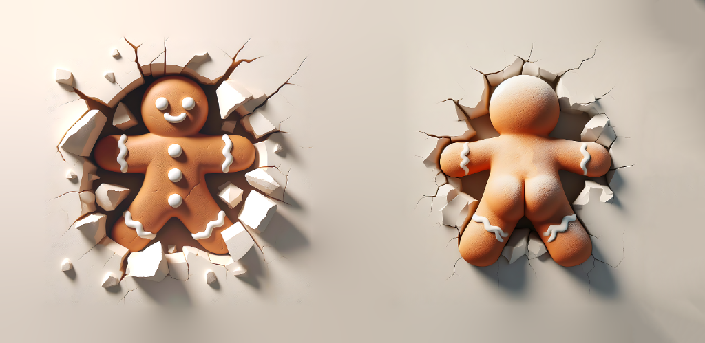 Gingerbread Man Front and Back