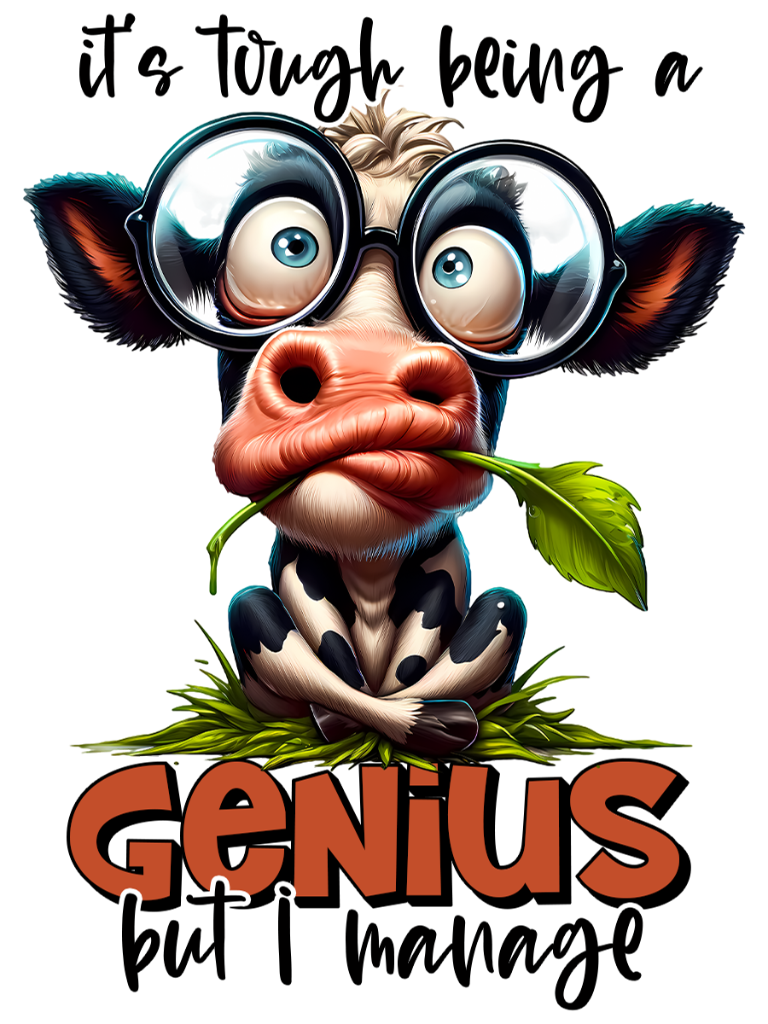 it's tough being a GENIUS