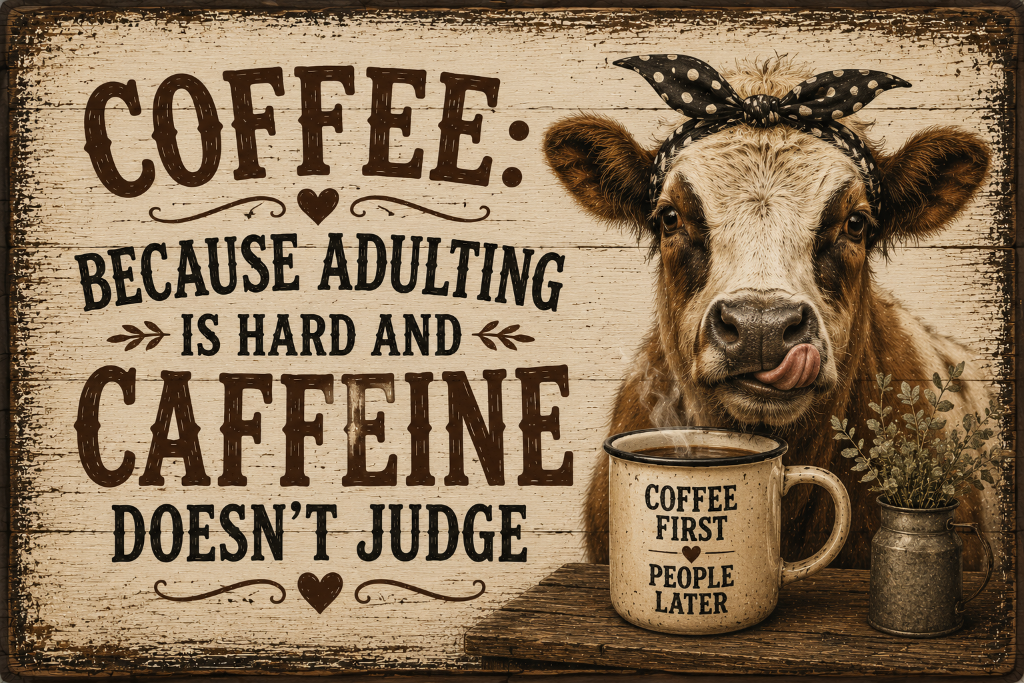 Coffee Because Adulting is Hard