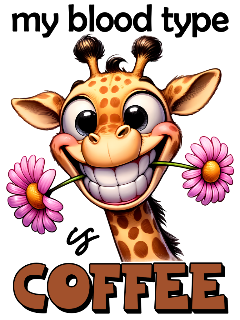 my blood type is COFFEE