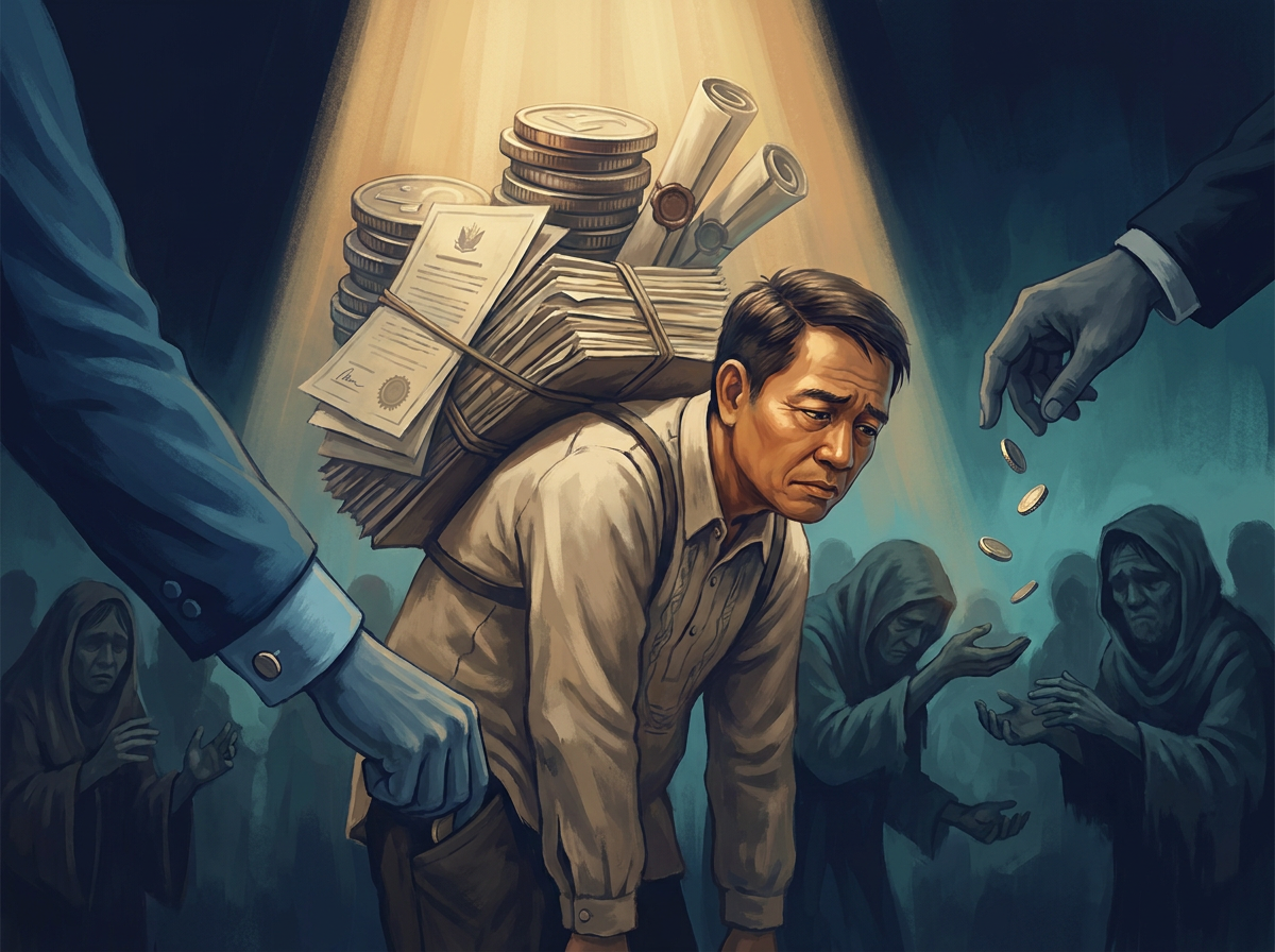 The burden of the honest Filipino — carrying paperwork, taxes and compliance while hands reach for what little is left