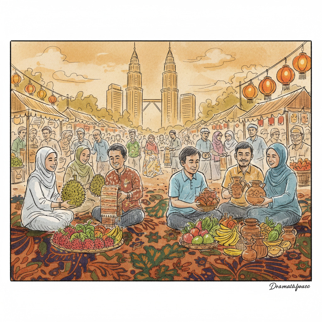 Barterly community trading illustration