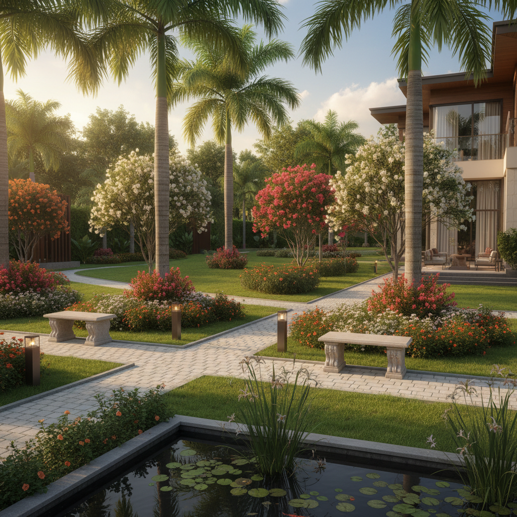 Estate Gardens & Walkways