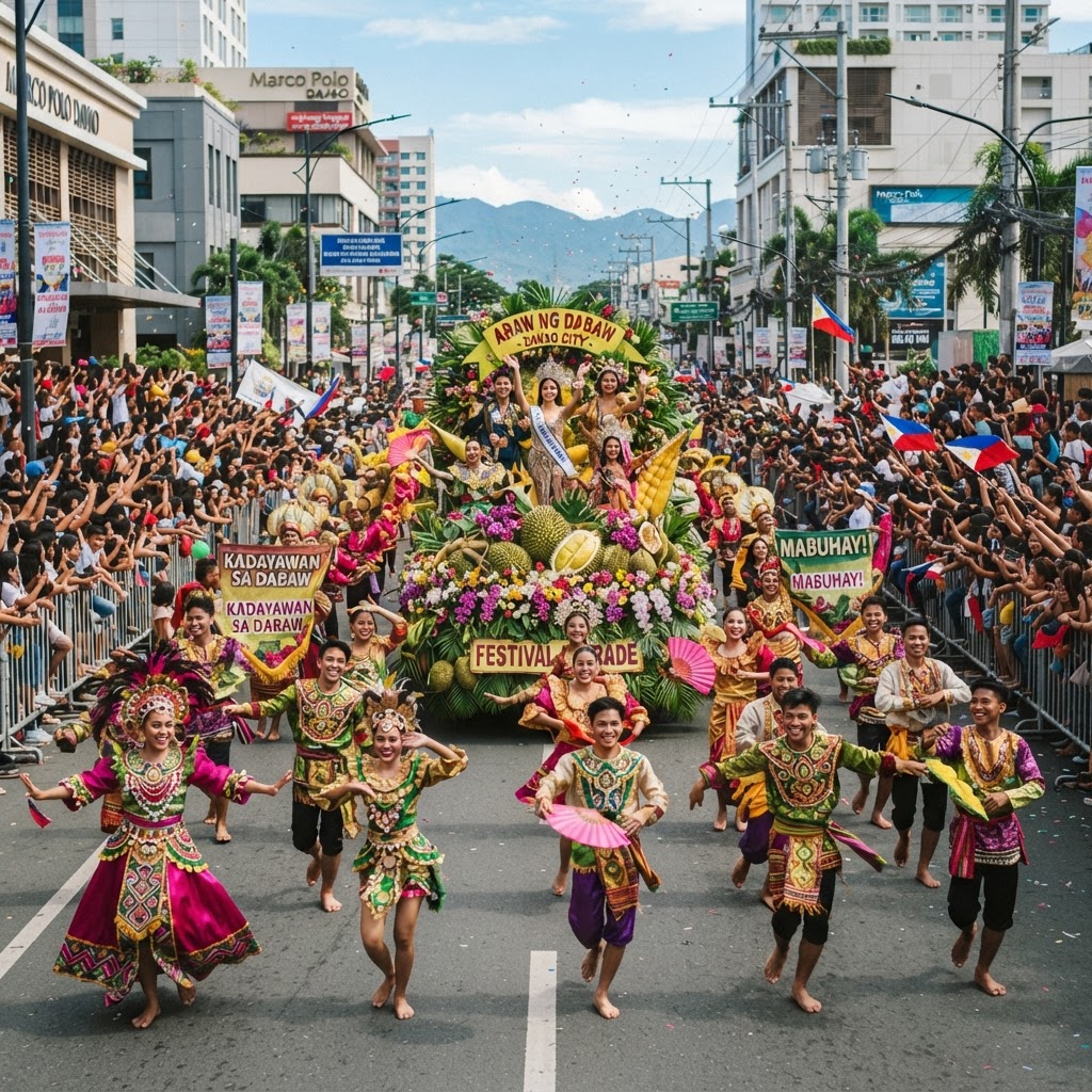 Araw ng Dabaw street dancers in Davao City