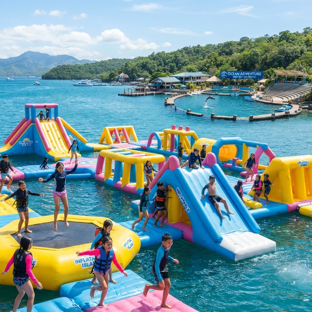 Inflatable Island & Ocean Adventure