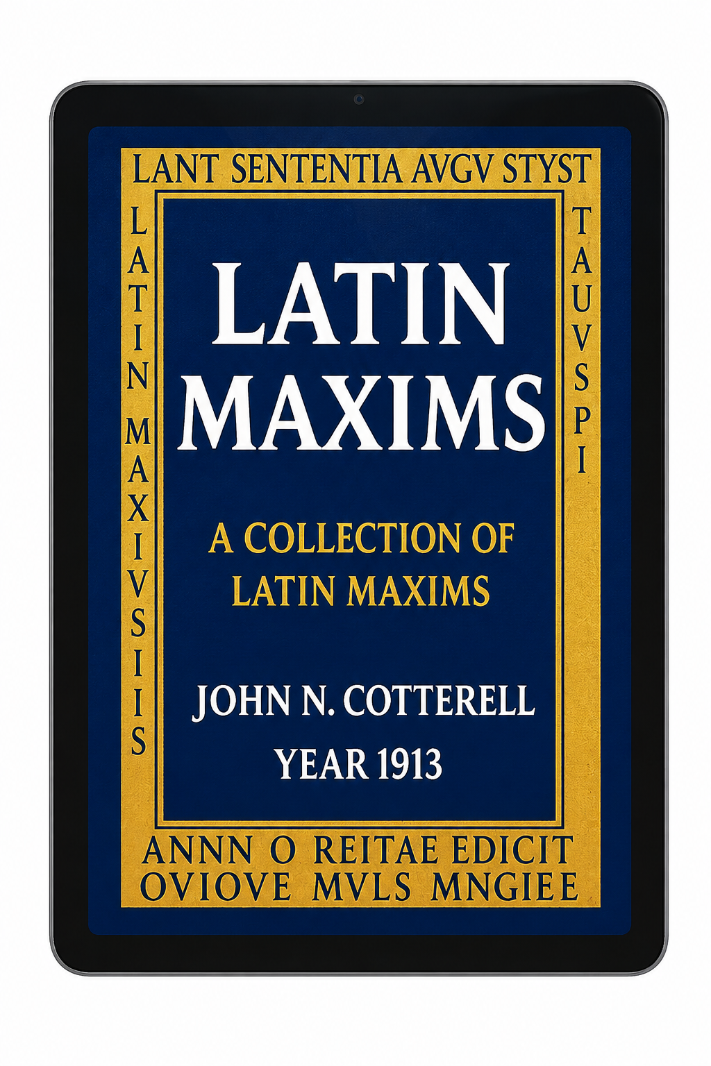 Latin Legal Maxims & Phrases (1913) — eBook — digital eBook