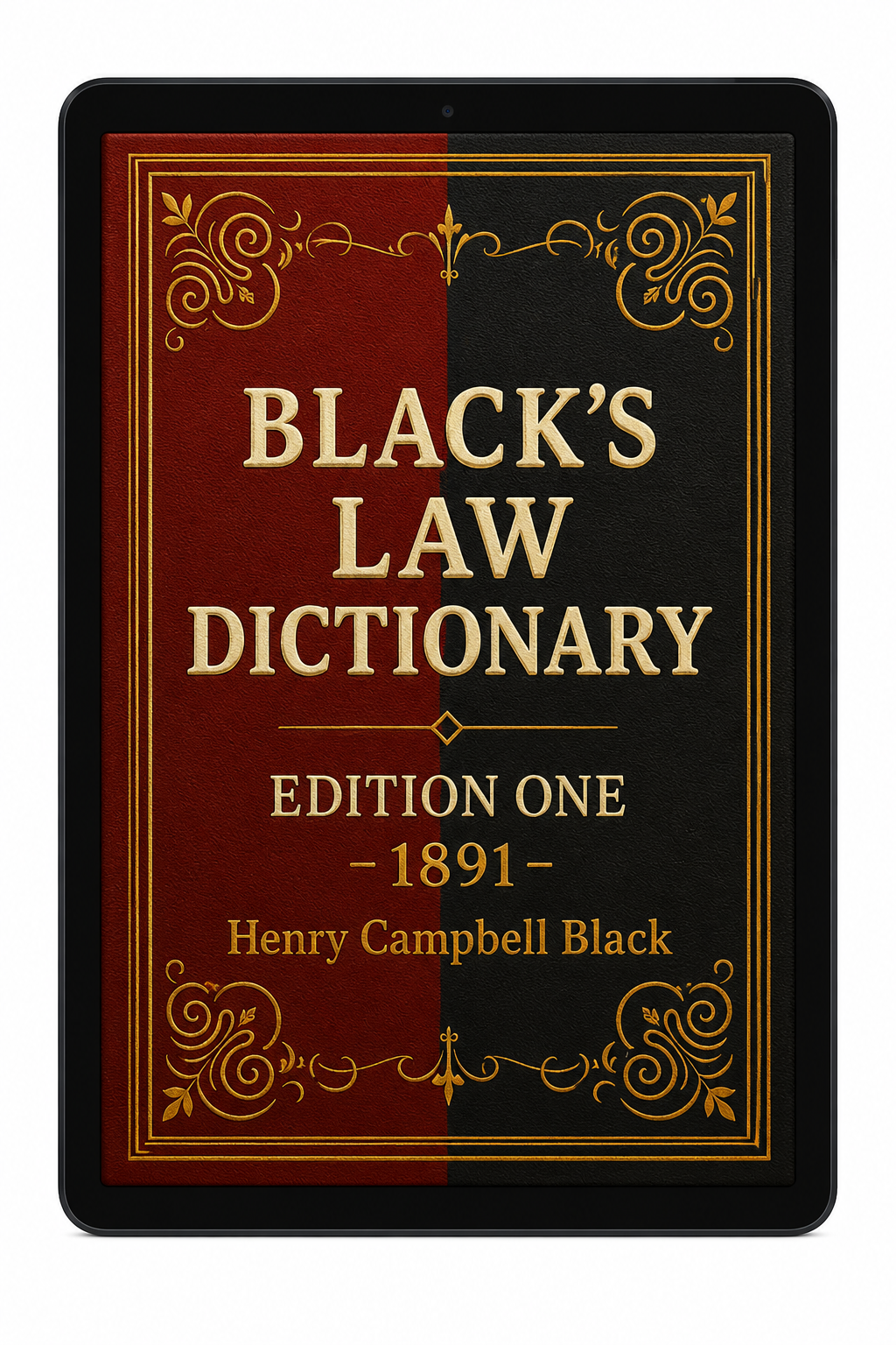 Black's Law Dictionary — 1st Edition (1891) -eBook — digital eBook