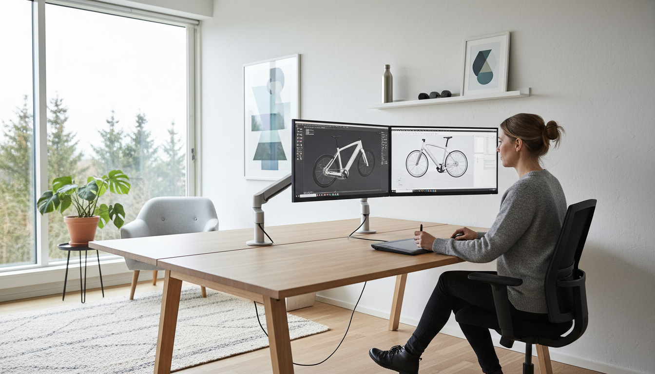 Design proces på computer