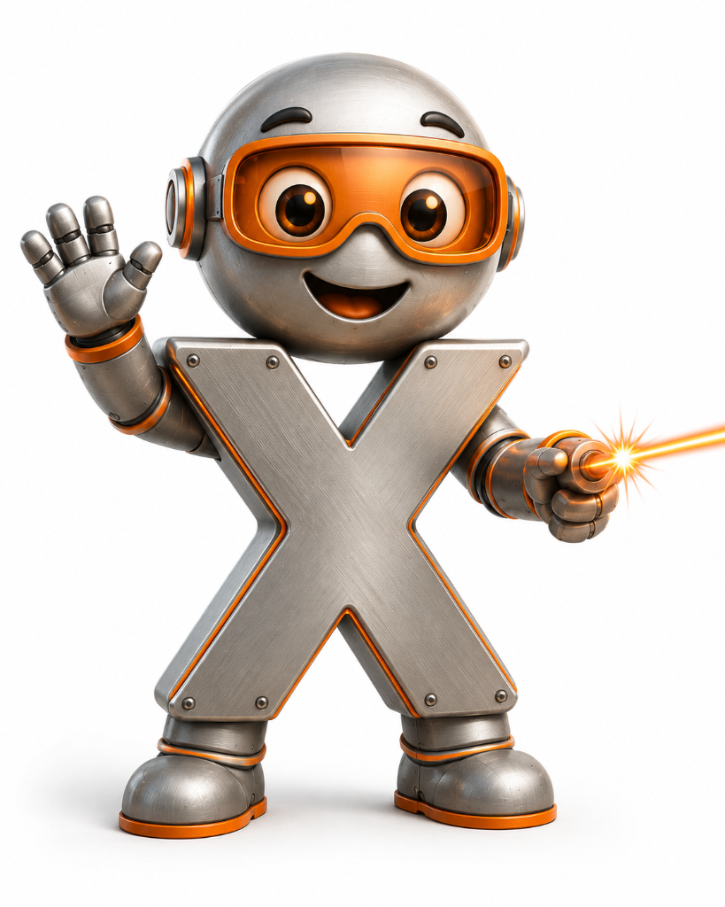 X-mannetje mascotte