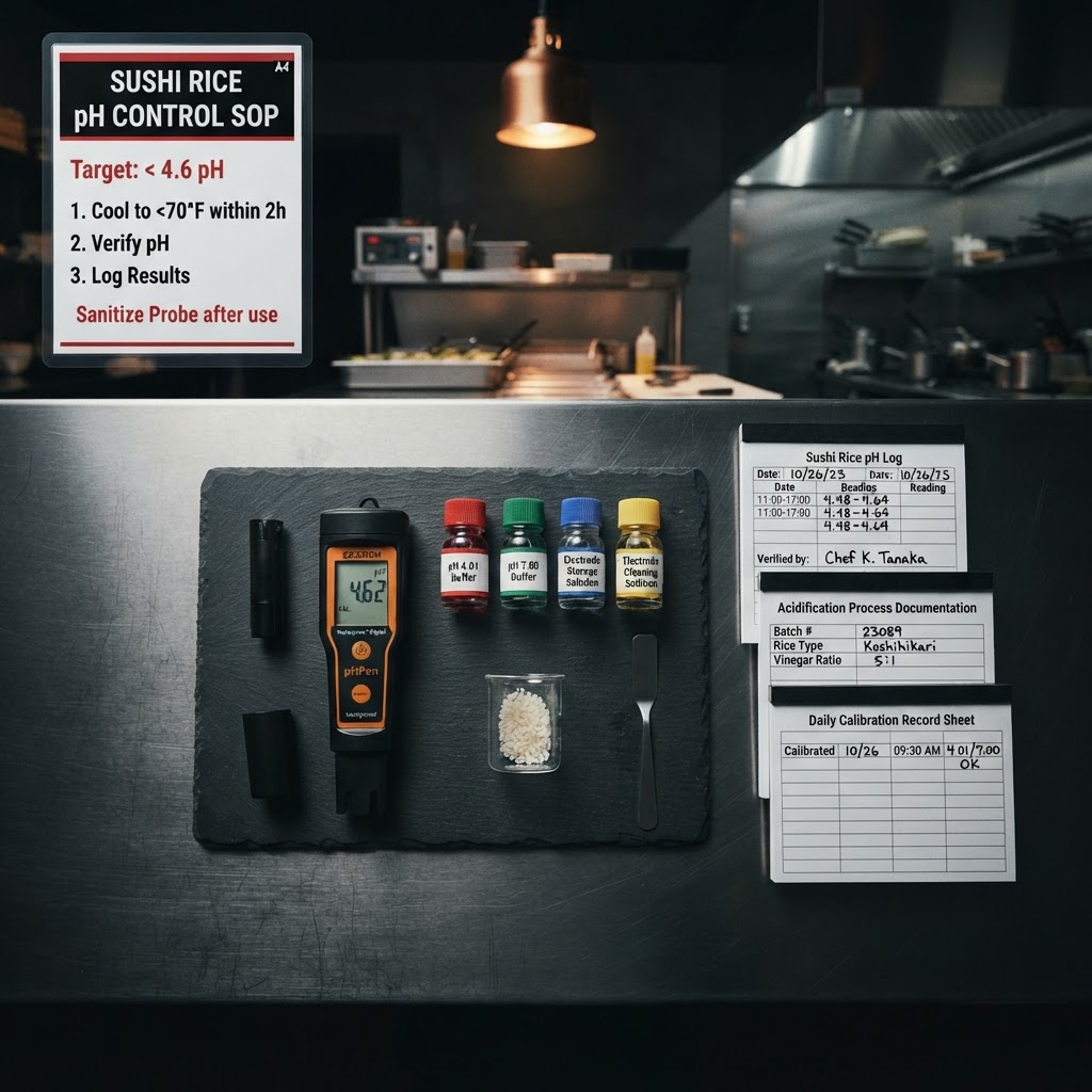 Sushi Rice pH Control Kit