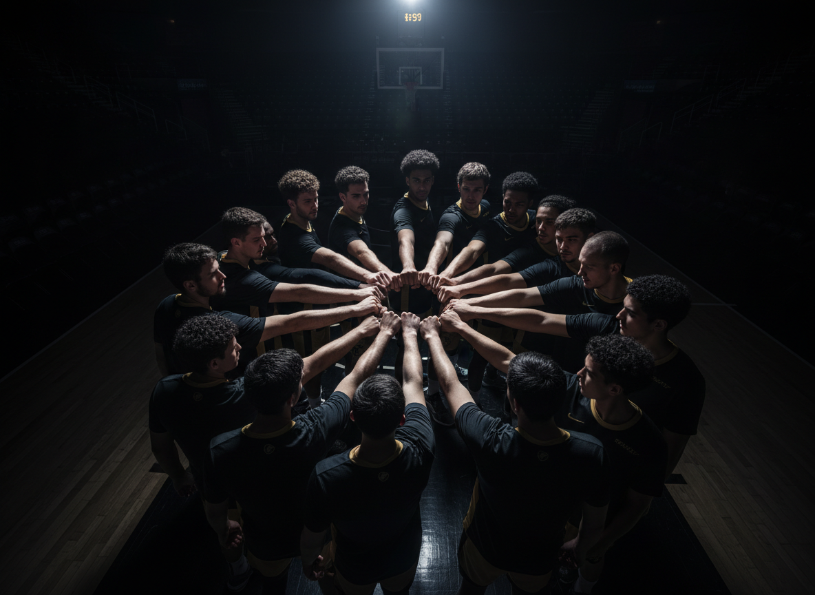 Team huddle
