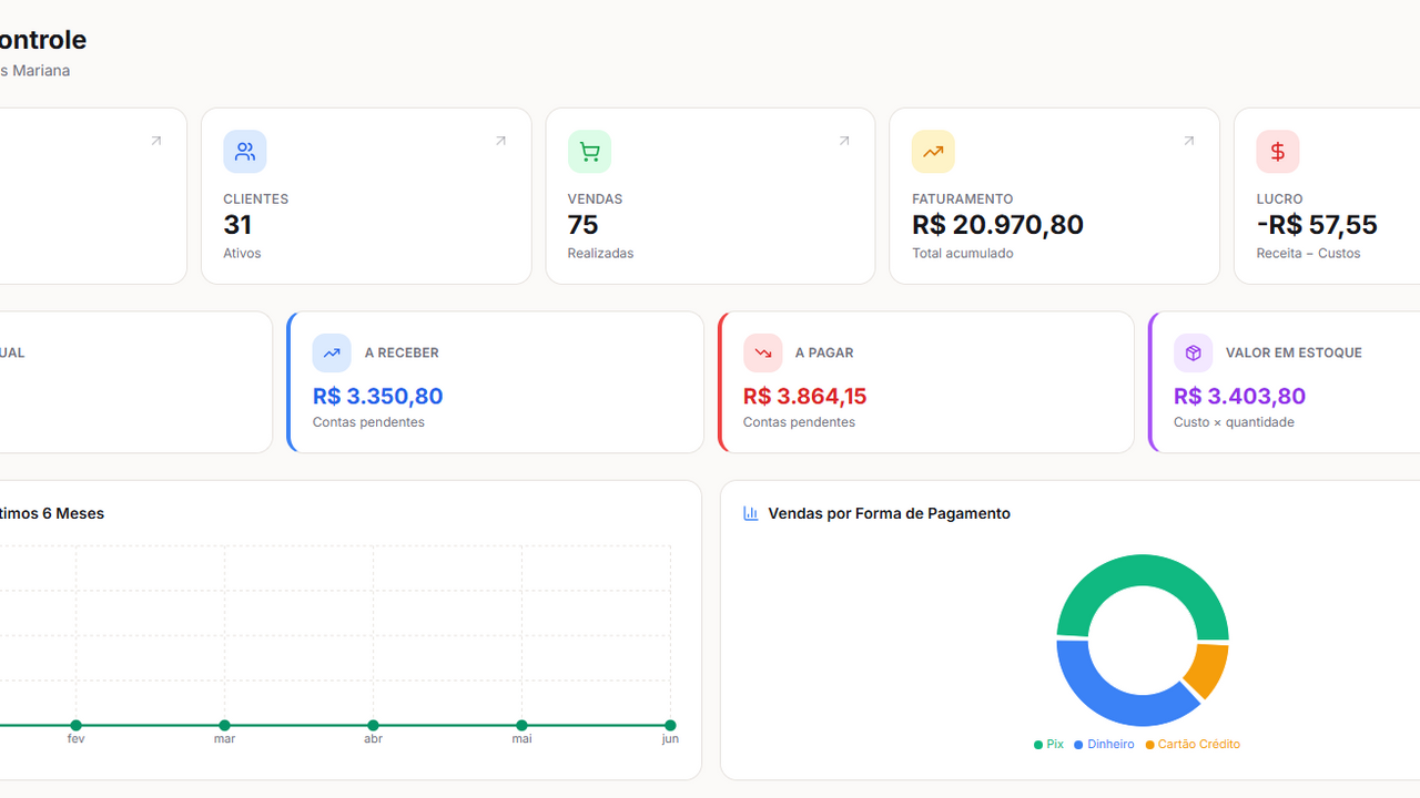 ERP Flex Gestão template preview