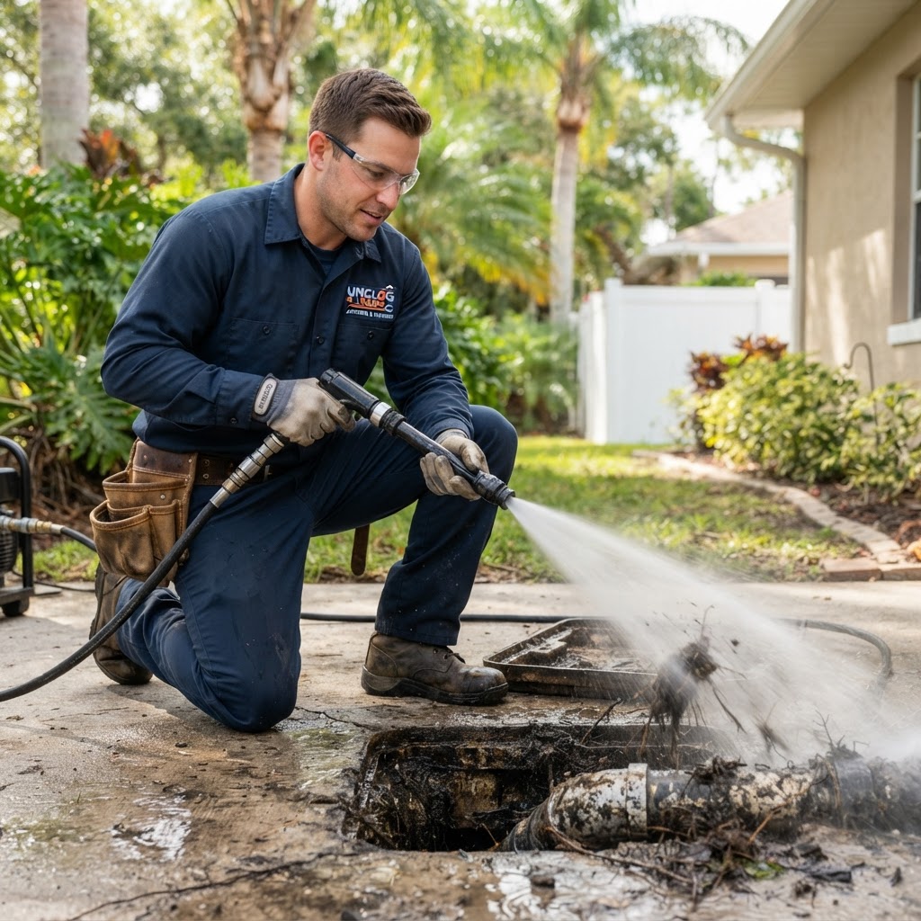 Hydro Jetting in Sarasota: Effective Drain Cleaning Solution