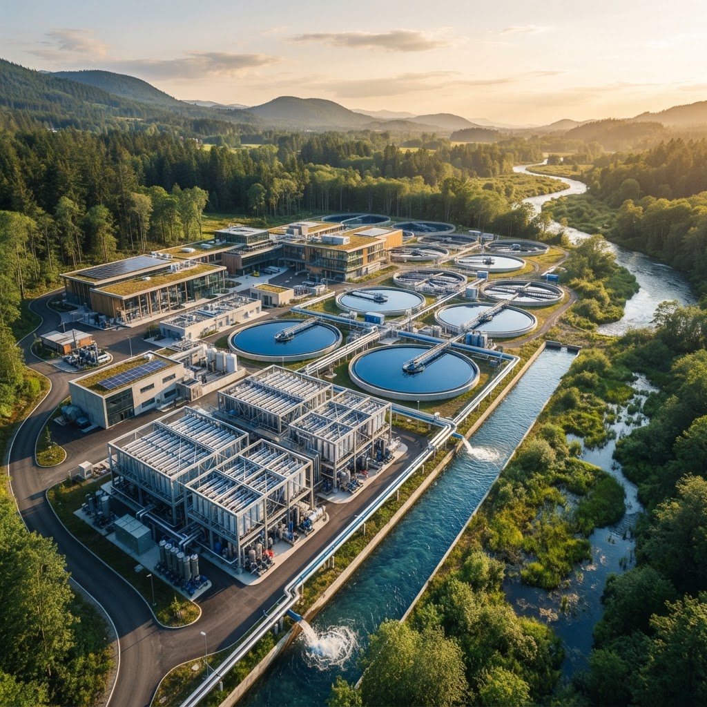 Planta de tratamiento y regeneración de agua industrial