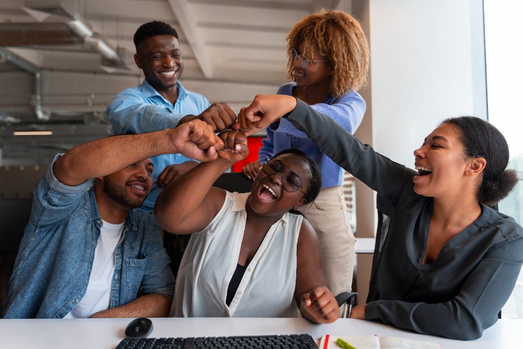 Equipe africaine victorieuse, recommandation et reussite collective
