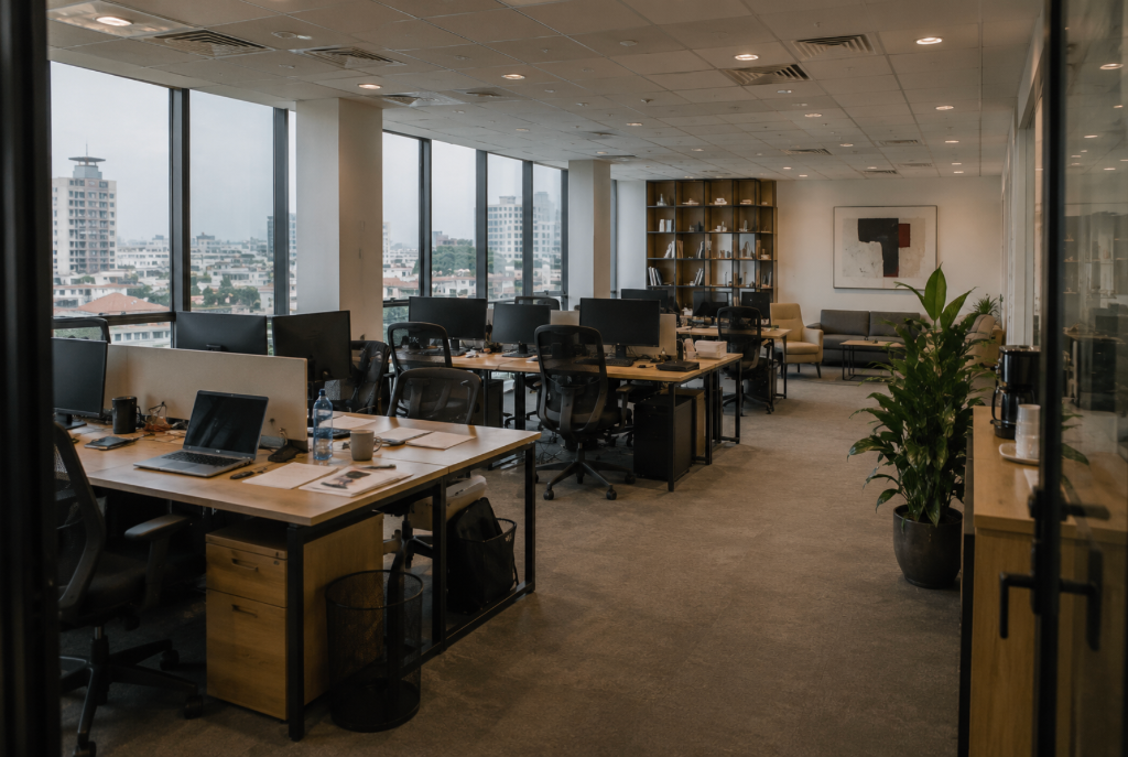 Kernel hub, quiet area and library