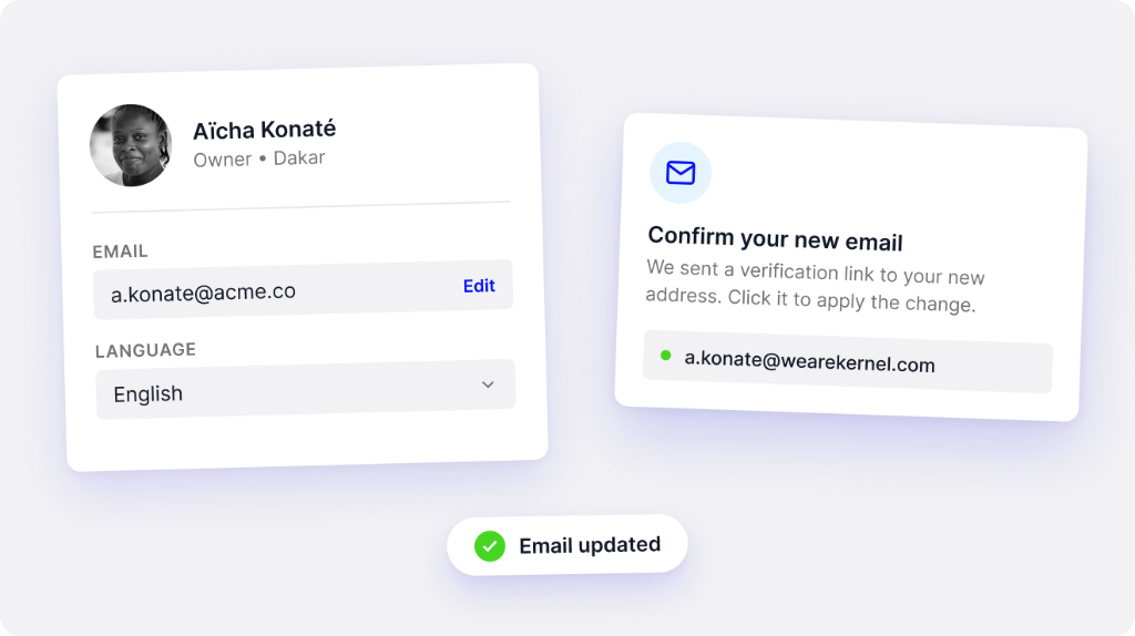 Personal Settings space