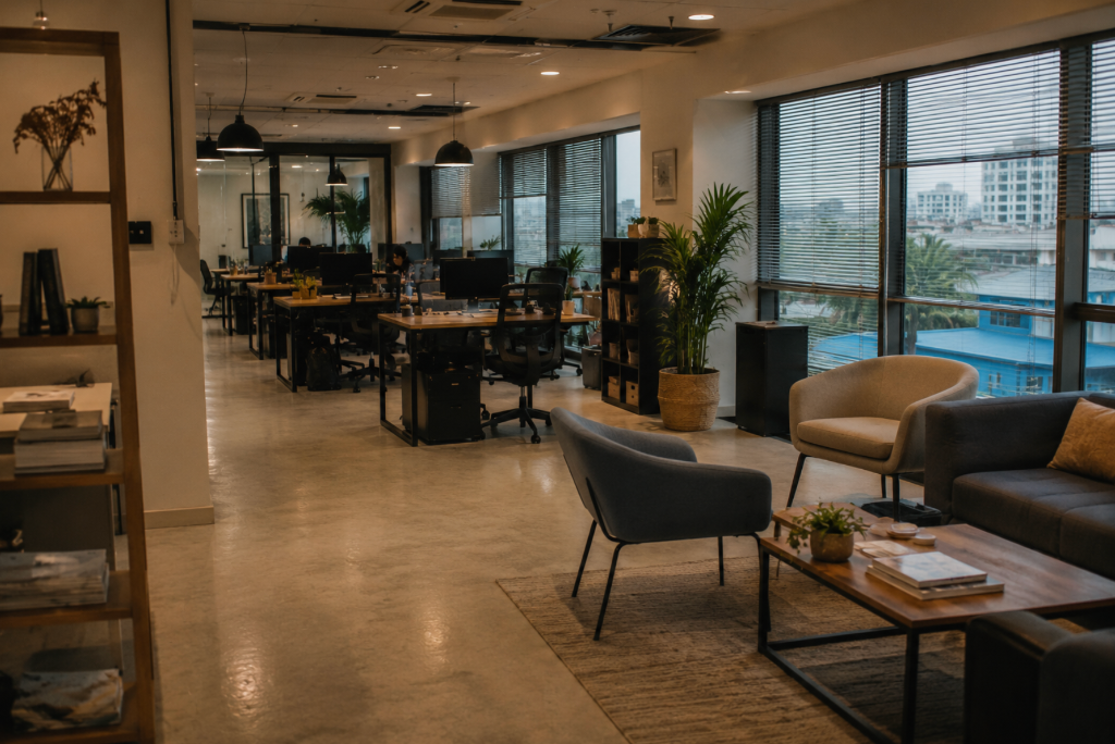 Reception lounge, private format