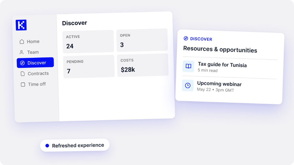 Client and talent layout overhaul, new Discover tab