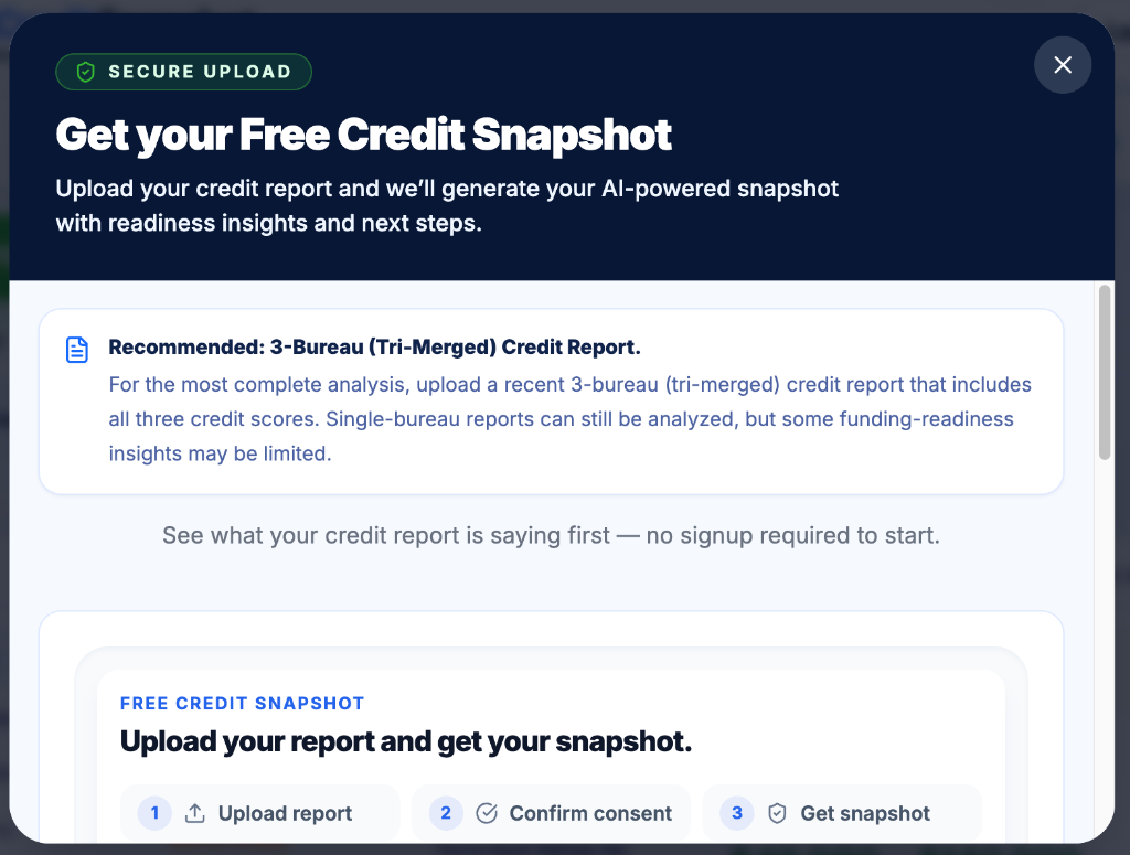 Upload Your Report preview