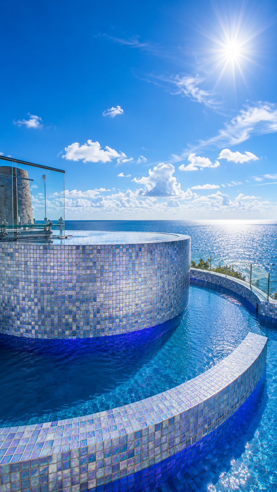 St. Croix | Luxury Glass Mosaic Aquatic Installation — St. Croix, U.S. Virgin Islands