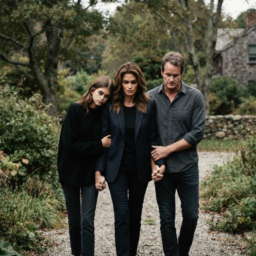 Cindy Crawford and family break silence on Presley Gerber's death
