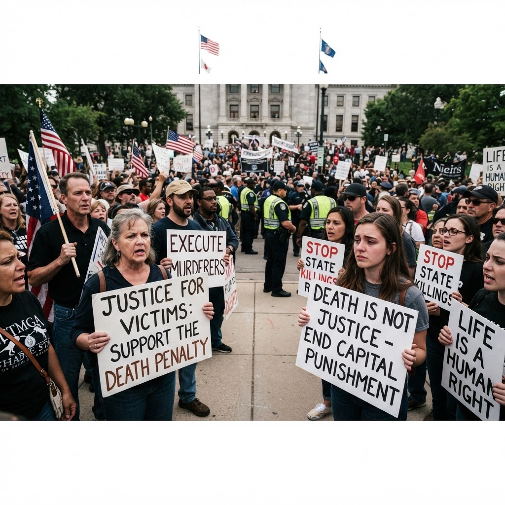 Amid talk of public execution, public opinion on death penalty is split