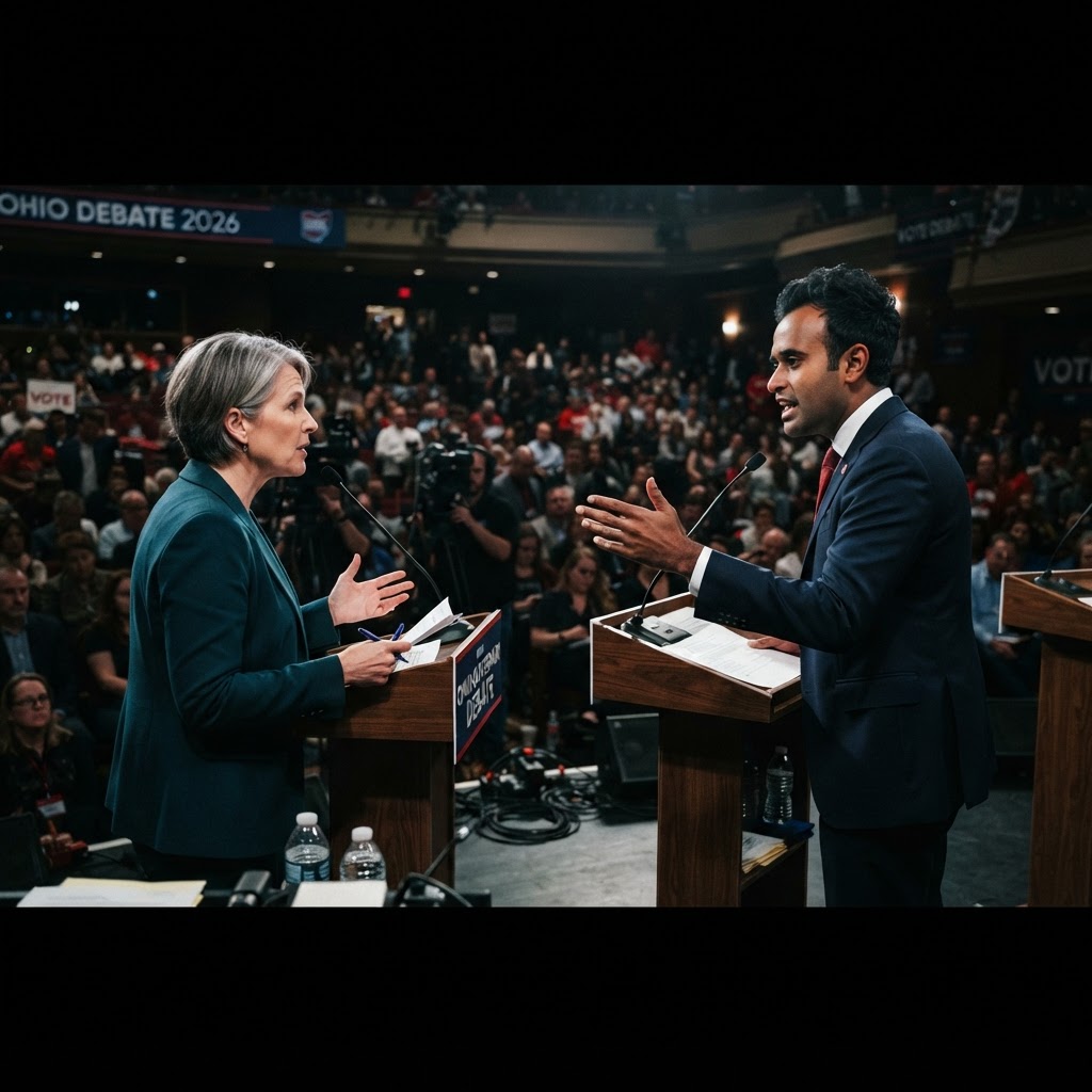 Ohio governor's race: Ramaswamy and Acton clash in rare Democratic pickup opportunity