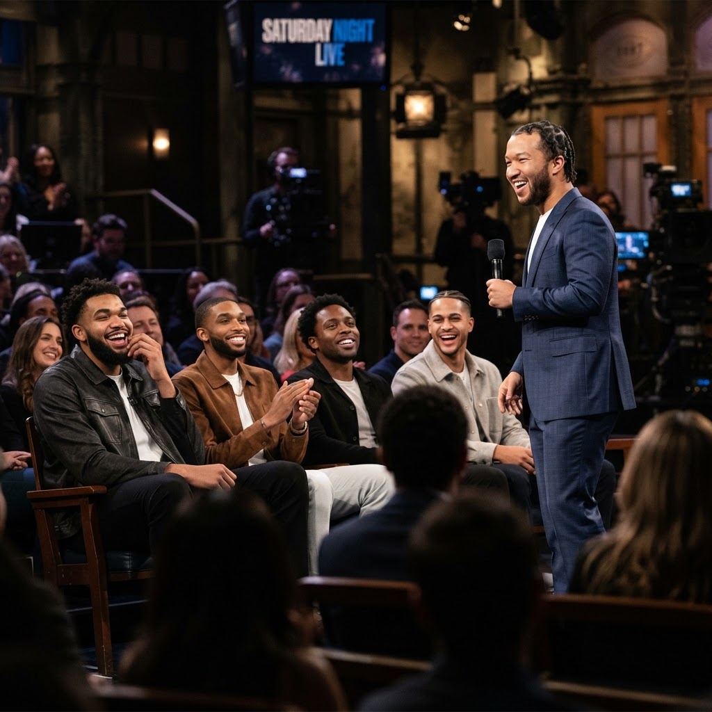 Brunson gets assist from Knicks teammates, shares laughs on 'SNL' premiere