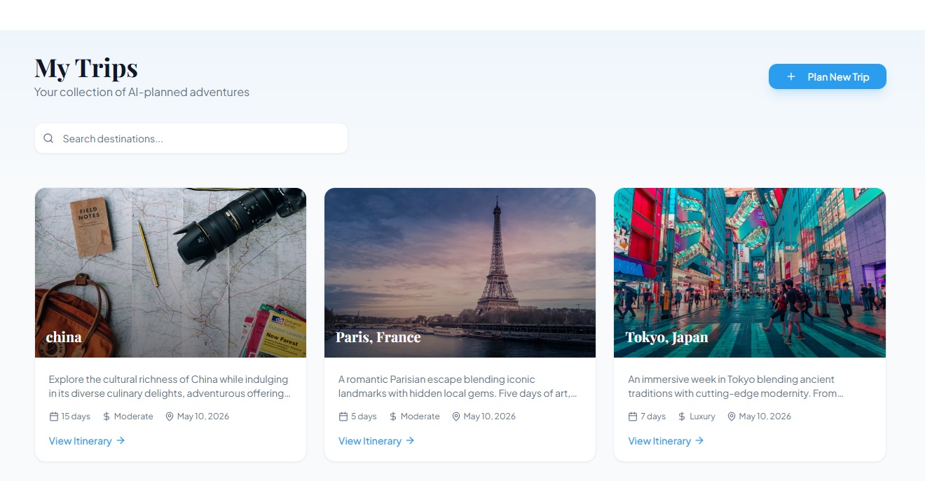 Wanderplan AI template preview