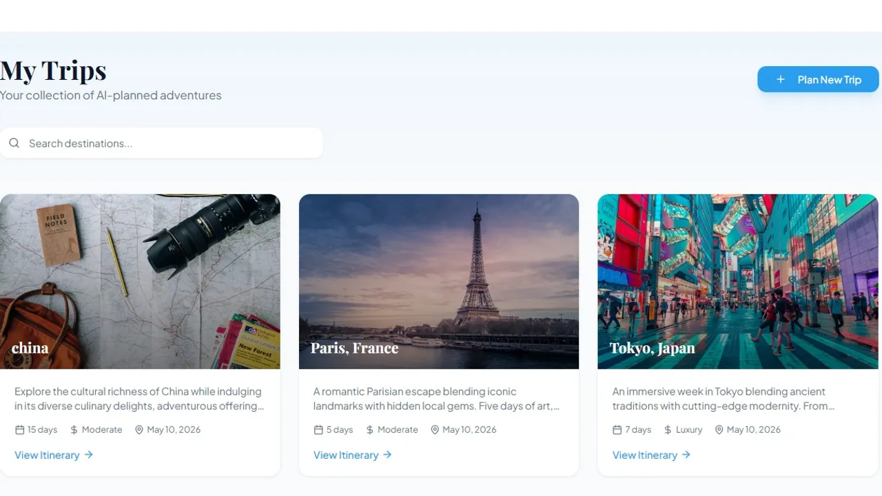 Wanderplan AI template preview