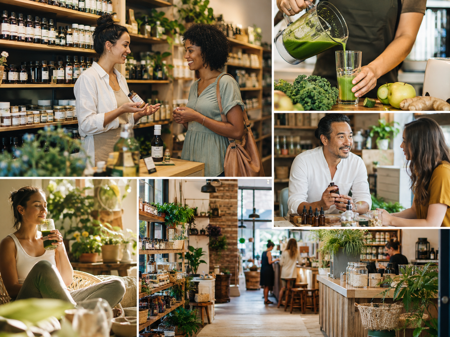 Why Shop Local Wellness β personalized guidance, fresh smoothies, community, and natural products