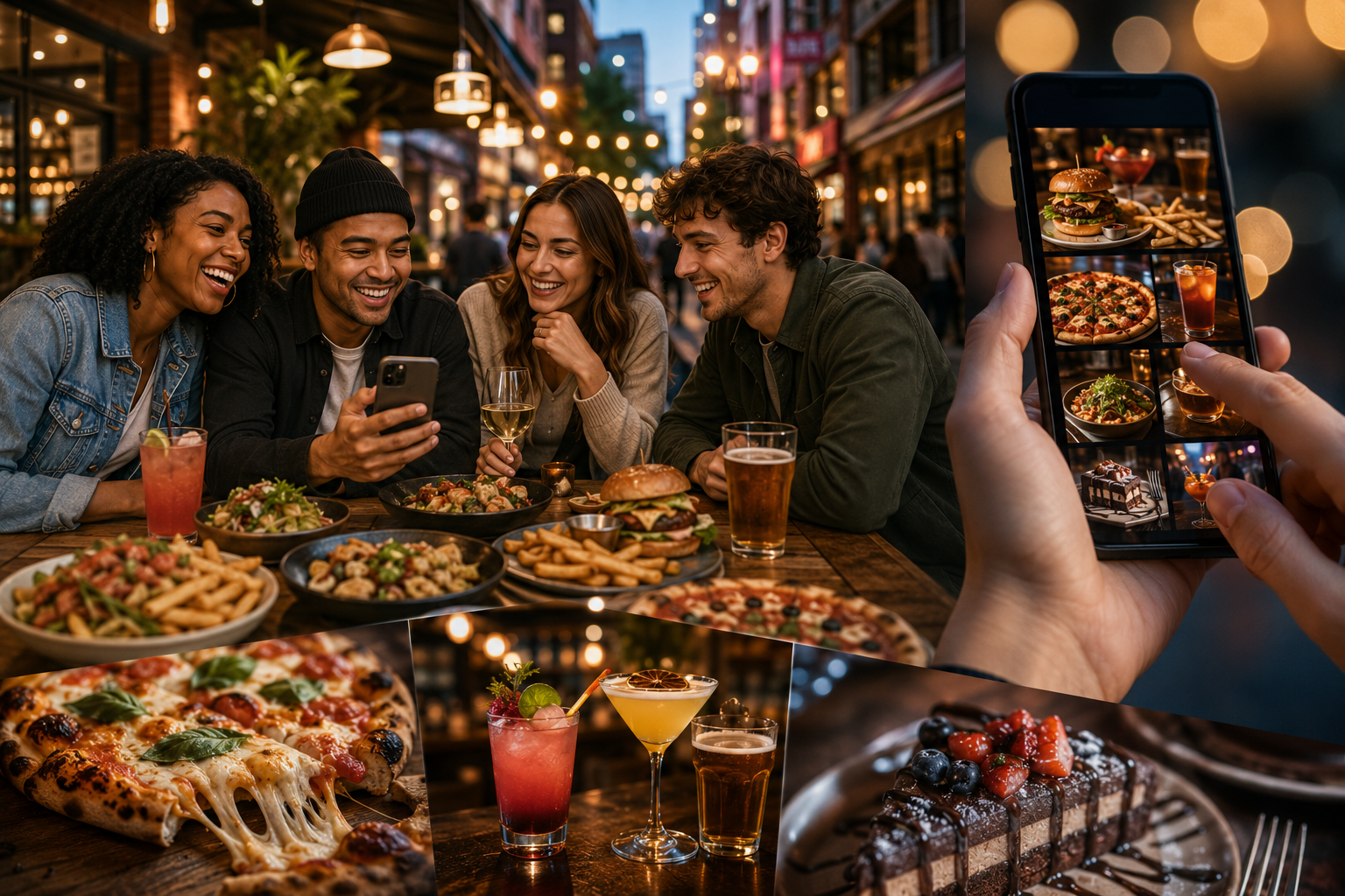 Friends discovering local deals together with Momz & Popz Plus
