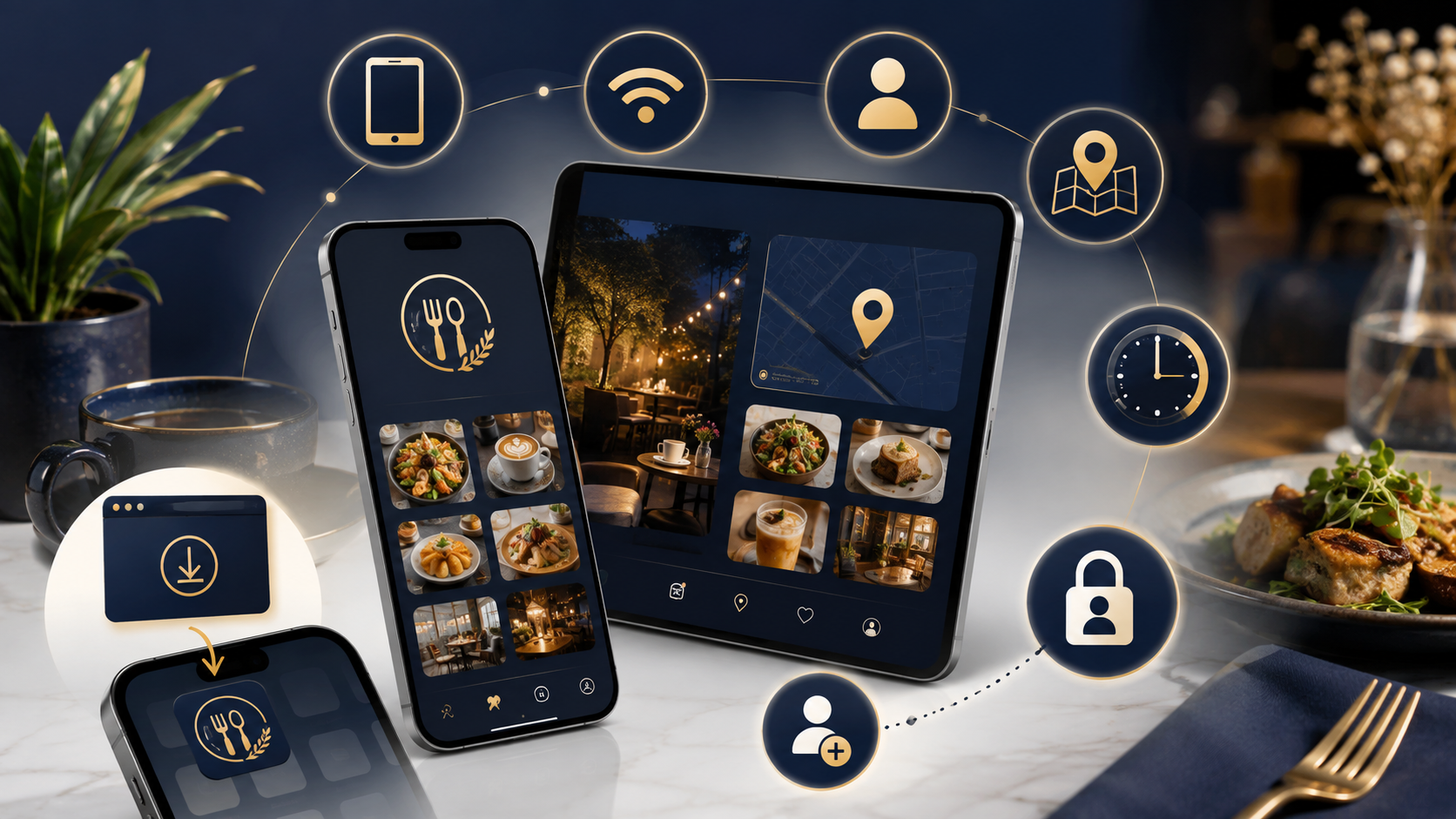 What you'll need to set up the MOMZANDPOPZ app — smartphone, tablet, Wi-Fi, account, and more