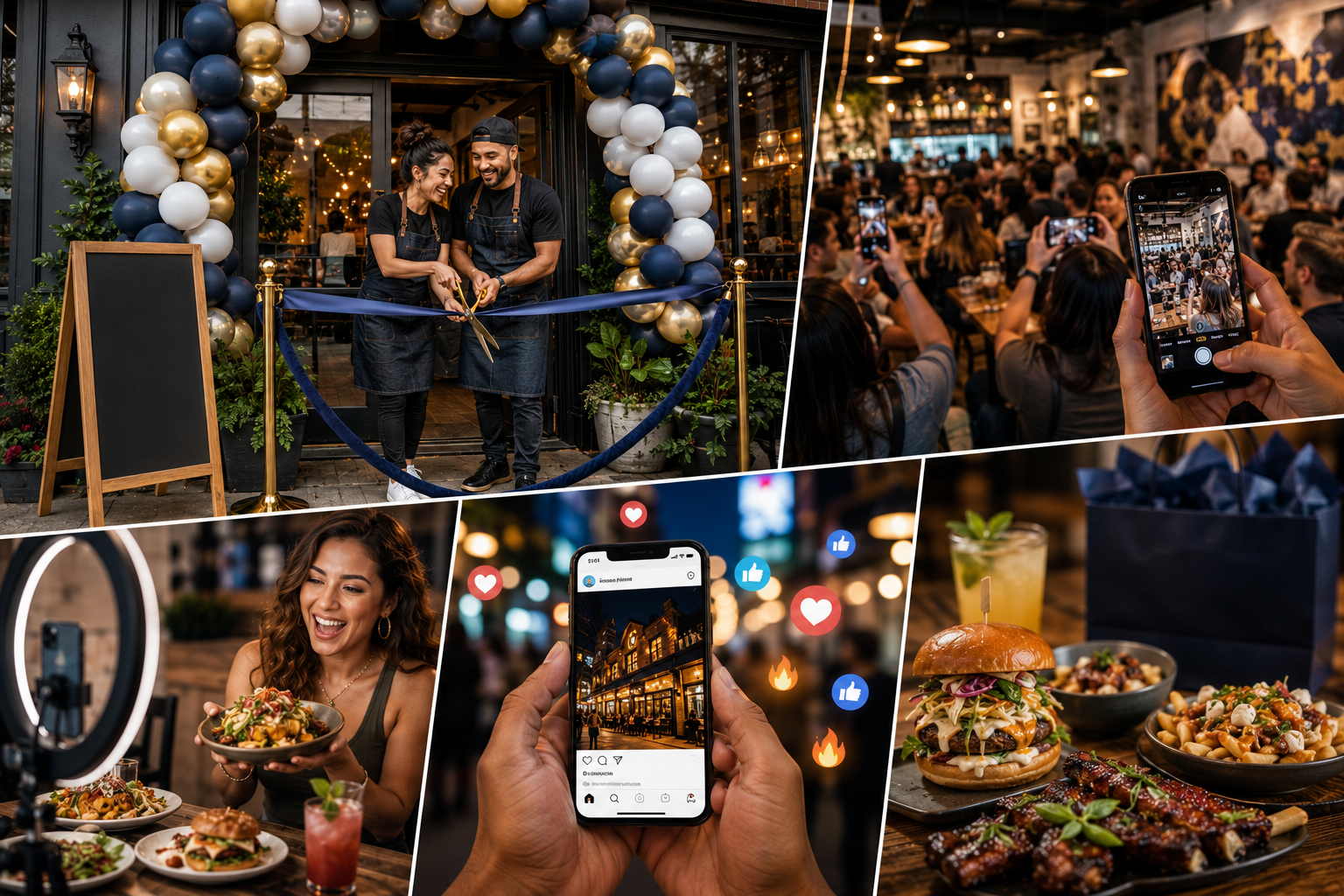 New Opening Program β ribbon cutting, social content, and grand opening launch