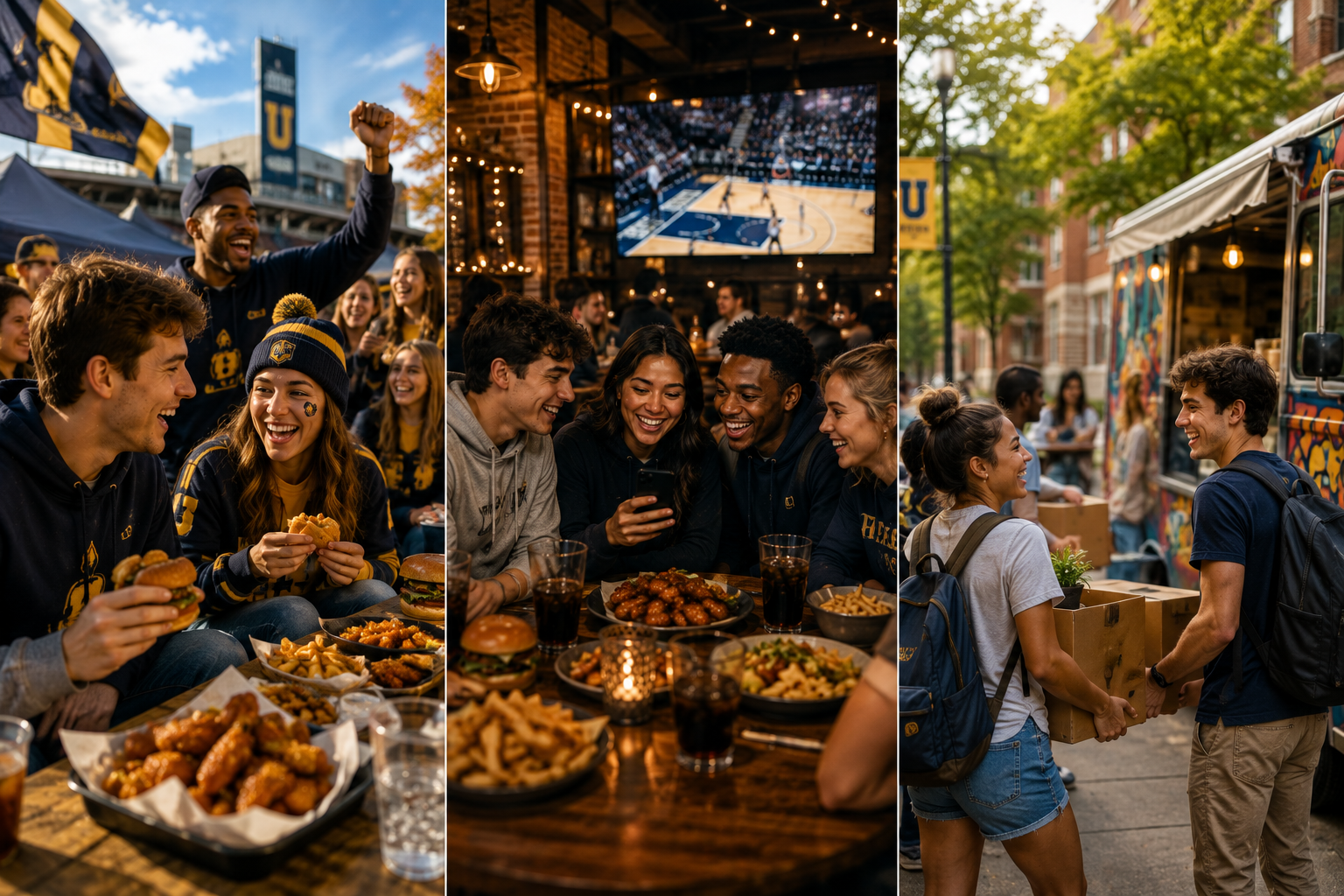 U-Town Spots — Game Day, Study Break, Late Night