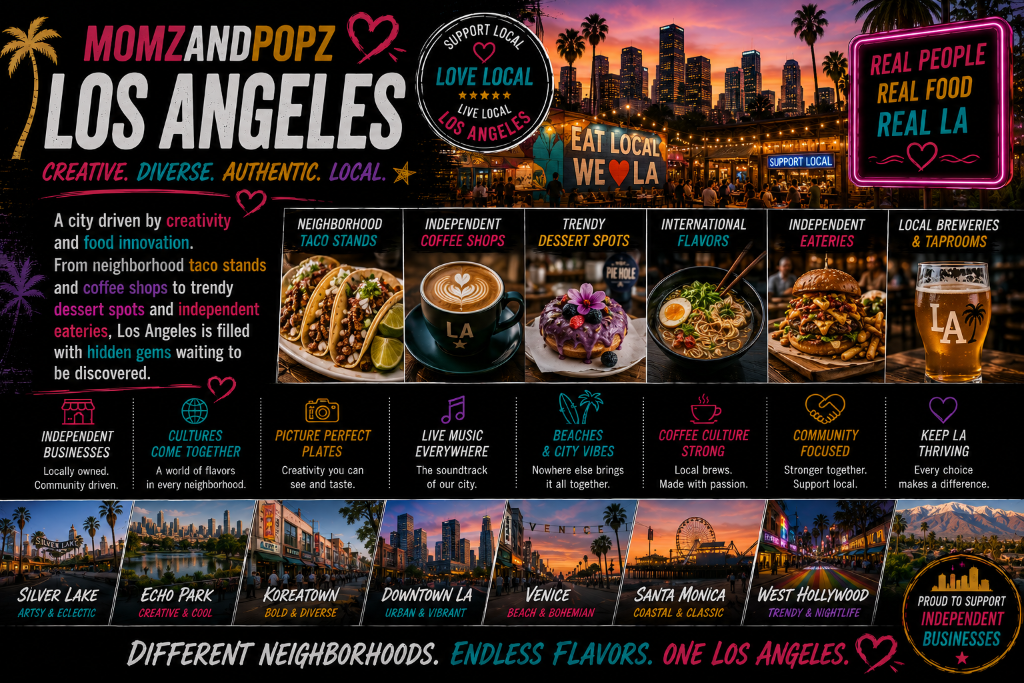 Momz & Popz Los Angeles — Different Neighborhoods, Endless Flavors, One Los Angeles
