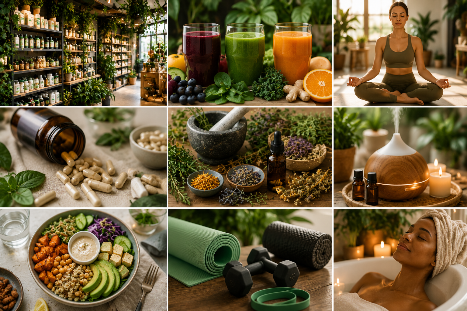 Explore Wellness Categories β juice bars, supplement shops, herbal tea apothecaries and more
