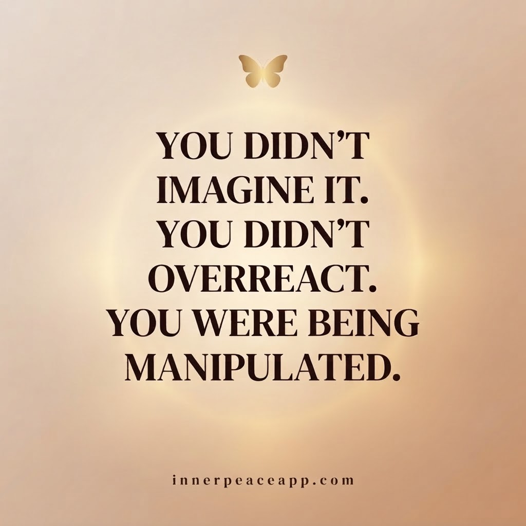"You didn't imagine it" — Validation Post