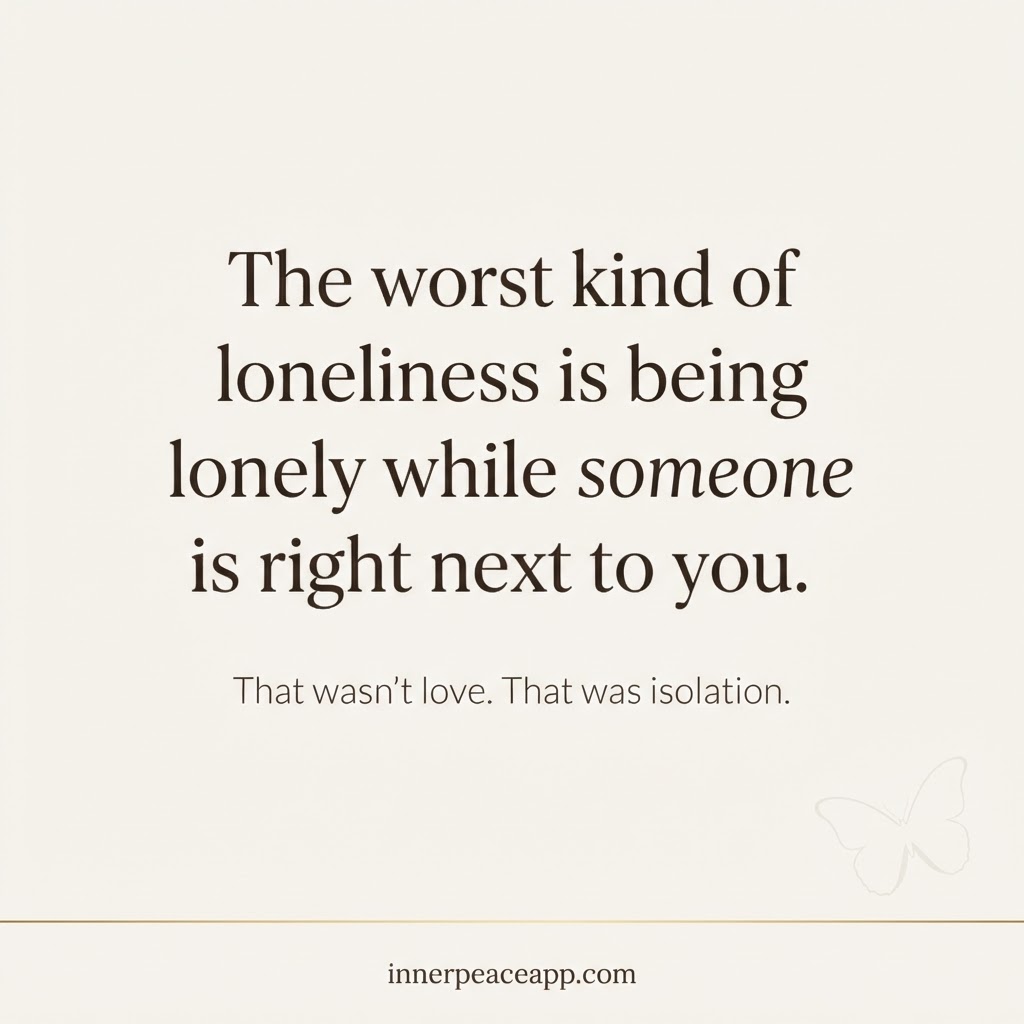 "Lonely while they are next to you" — Isolation Hook Post
